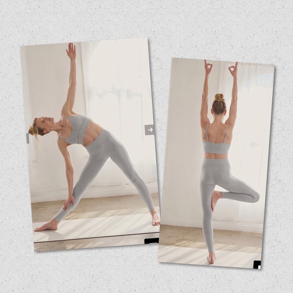 ALO YOGA Alosoft Athletic Heather Gray High-Waist Head Start Legging Sz XS - Picture 1 of 14